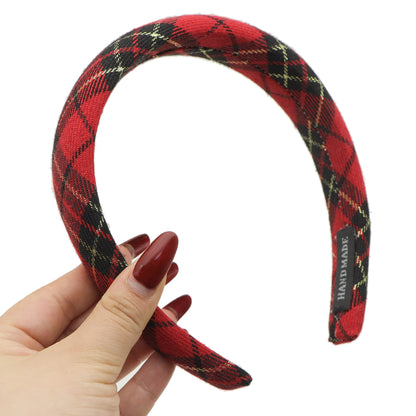 Vintage Checkered Headband