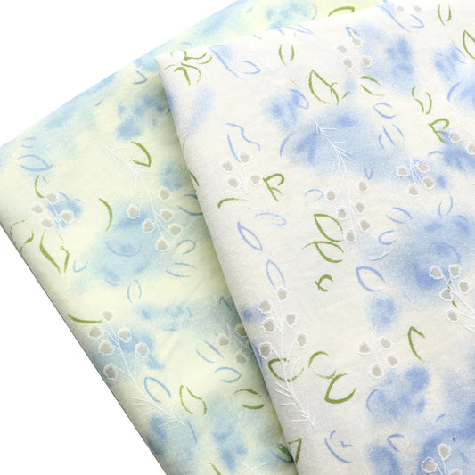 1Pc 59x19.68inch(150x50cm) leaves Tie Dye 100% Polyester Material fabric, Pre-Cut for DIY Sofa Covers & Handmade Projects