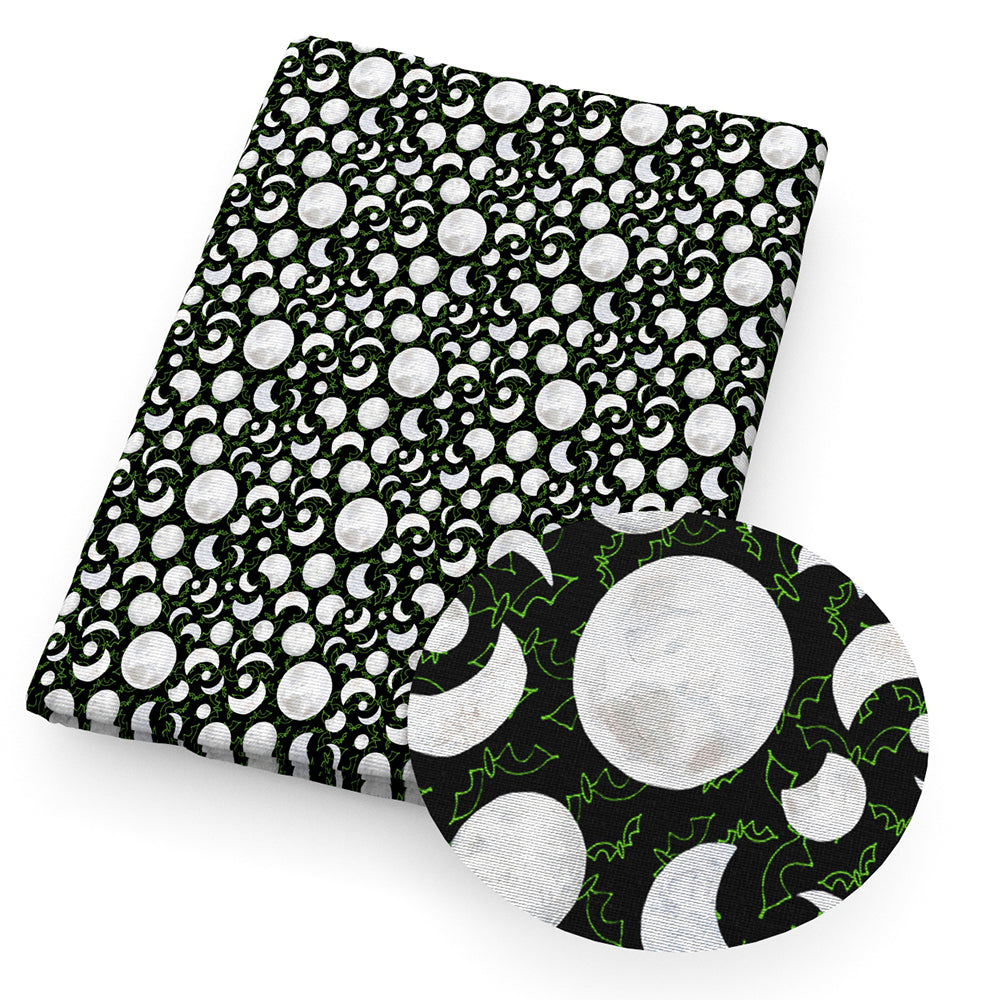 moon halloween fabric