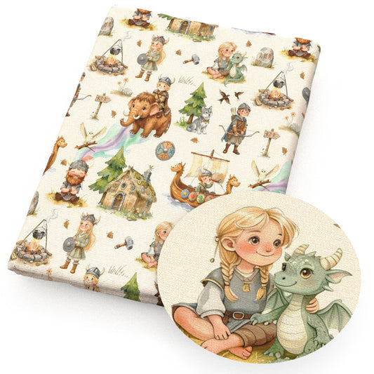 elephant house sailor anchor ship wolf fabric