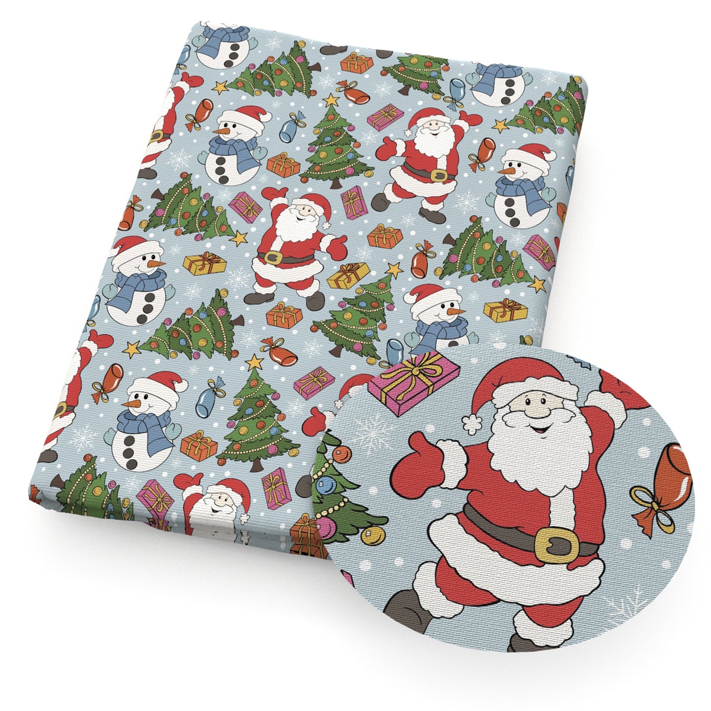 christmas day christmas tree fabric