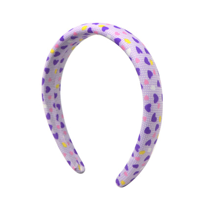 dots heart high cranial hairband