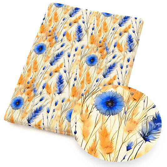 flowerfloral dandelion fabric