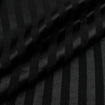 1Pc Double Sided Striped Polyester Fabric - 59x19.68inch Pre-cut 100% Polyester Fabric,Black/White/Coffee Color for Choice,Hand Wash Only,Perfect for Quilting,Ideal for Home Textile Sewing,DIY Wallet ,Pouches,Bag Making,Perfect for Cushions,Pillow