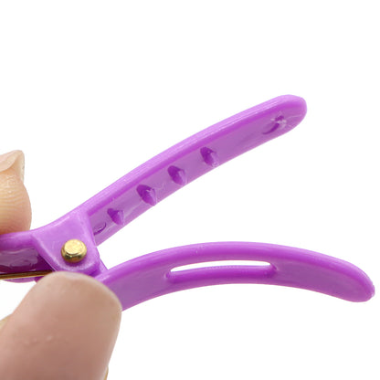 10Pcs Classic Fresh Candy Colors Plastic Hair Clips for Women and Girls, Casual Leisure Hair Accessories with Gift Photo Props