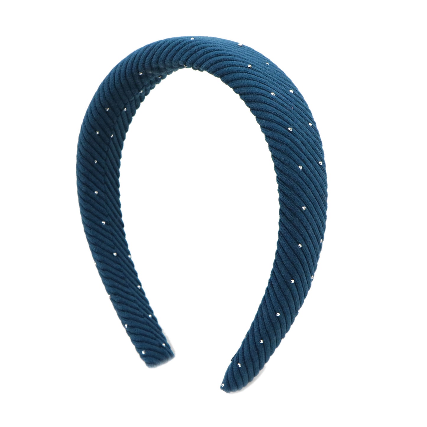 Luxury Corduroy Rhinestone Sponge Headband