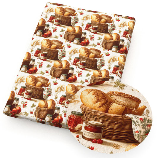bread tomatoes ear of wheat food tmuetmue fabric