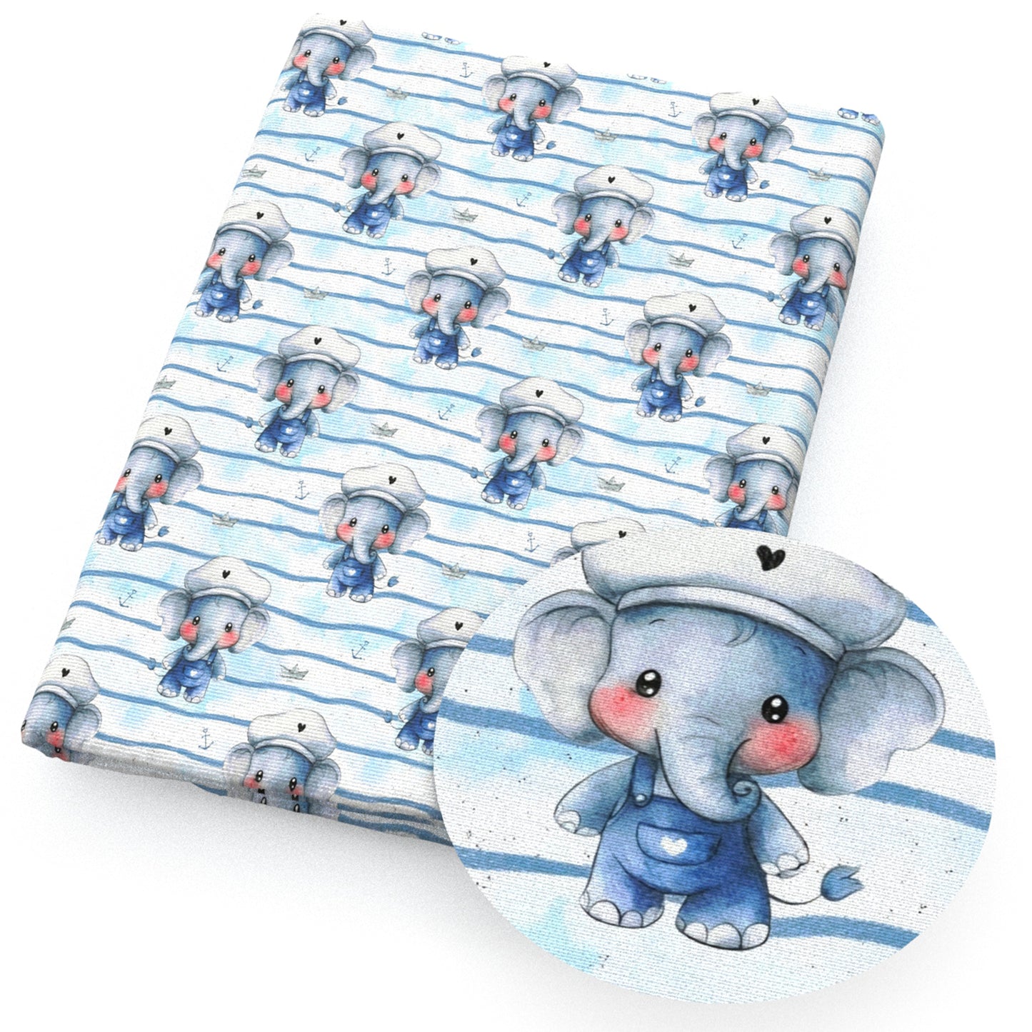 elephant stripe caphat fabric