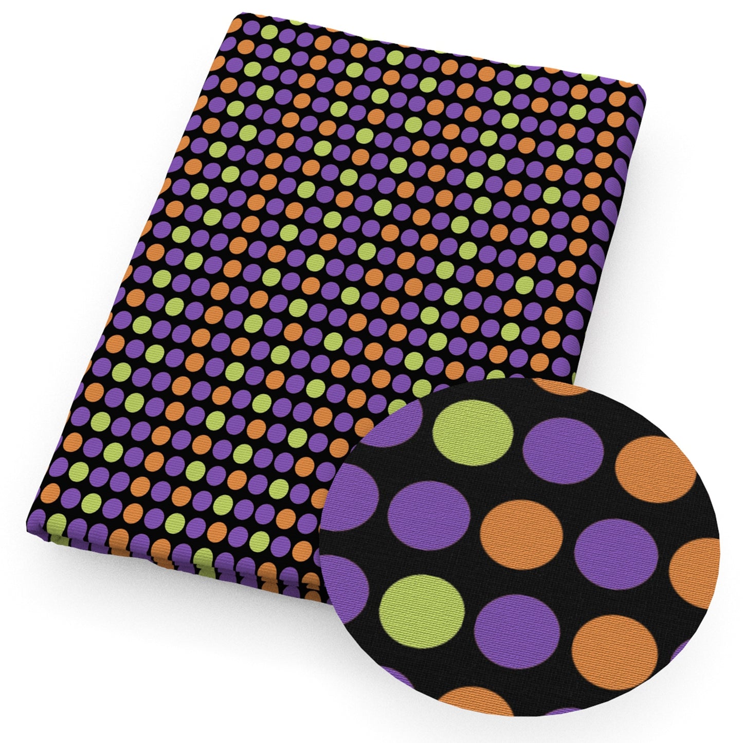 dots spot halloween fabric