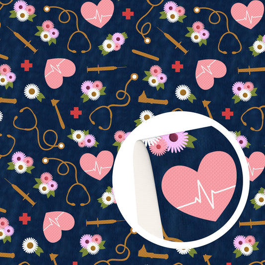 medical design theme fabric