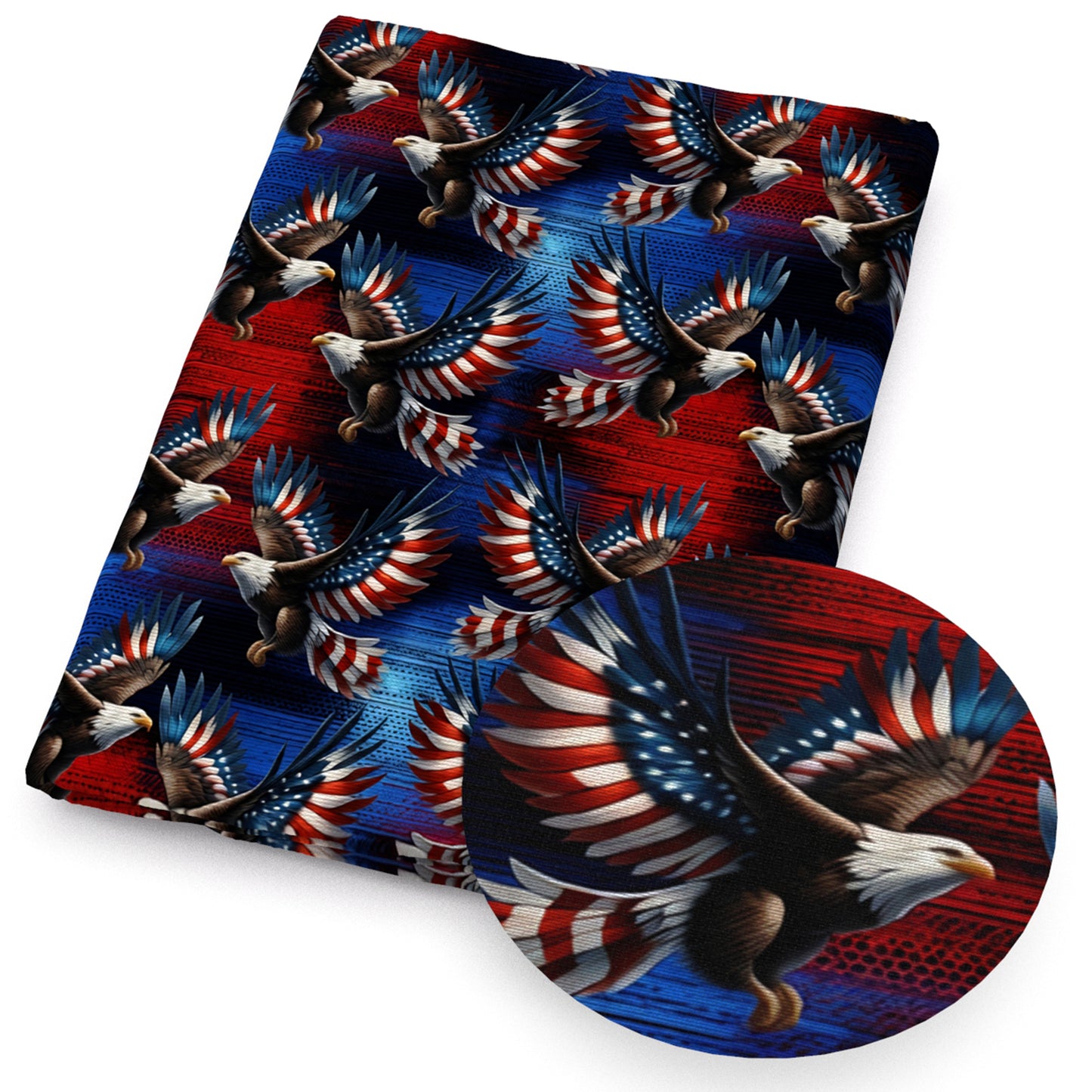 4th of july independence day eagles fabric