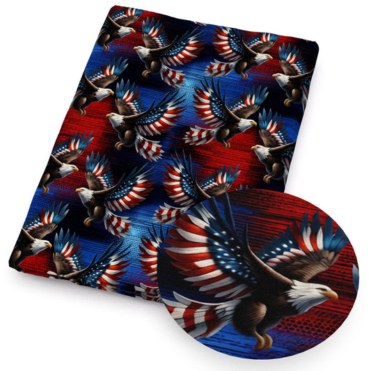 4th of july independence day eagles fabric