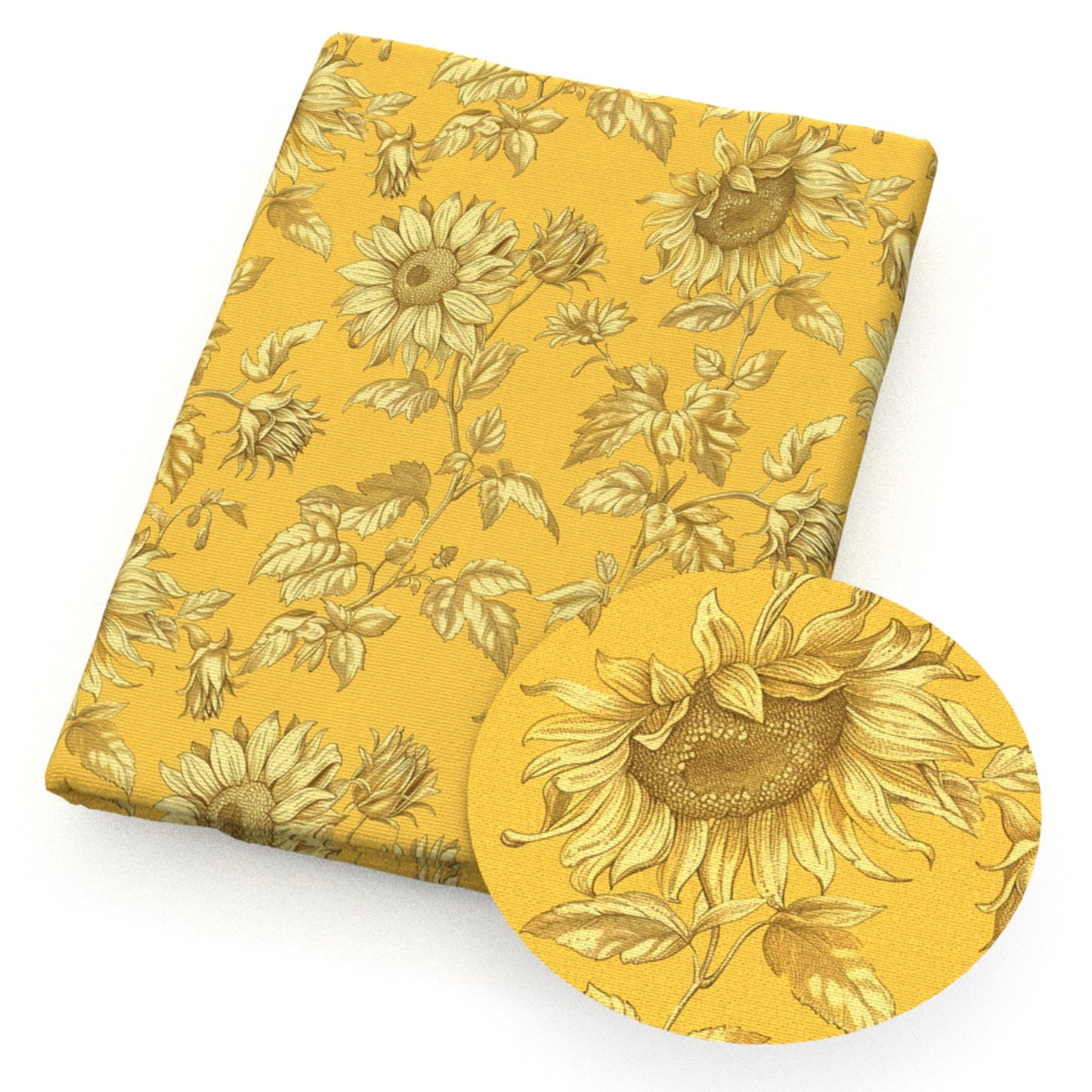 flowerfloral sunflower fabric