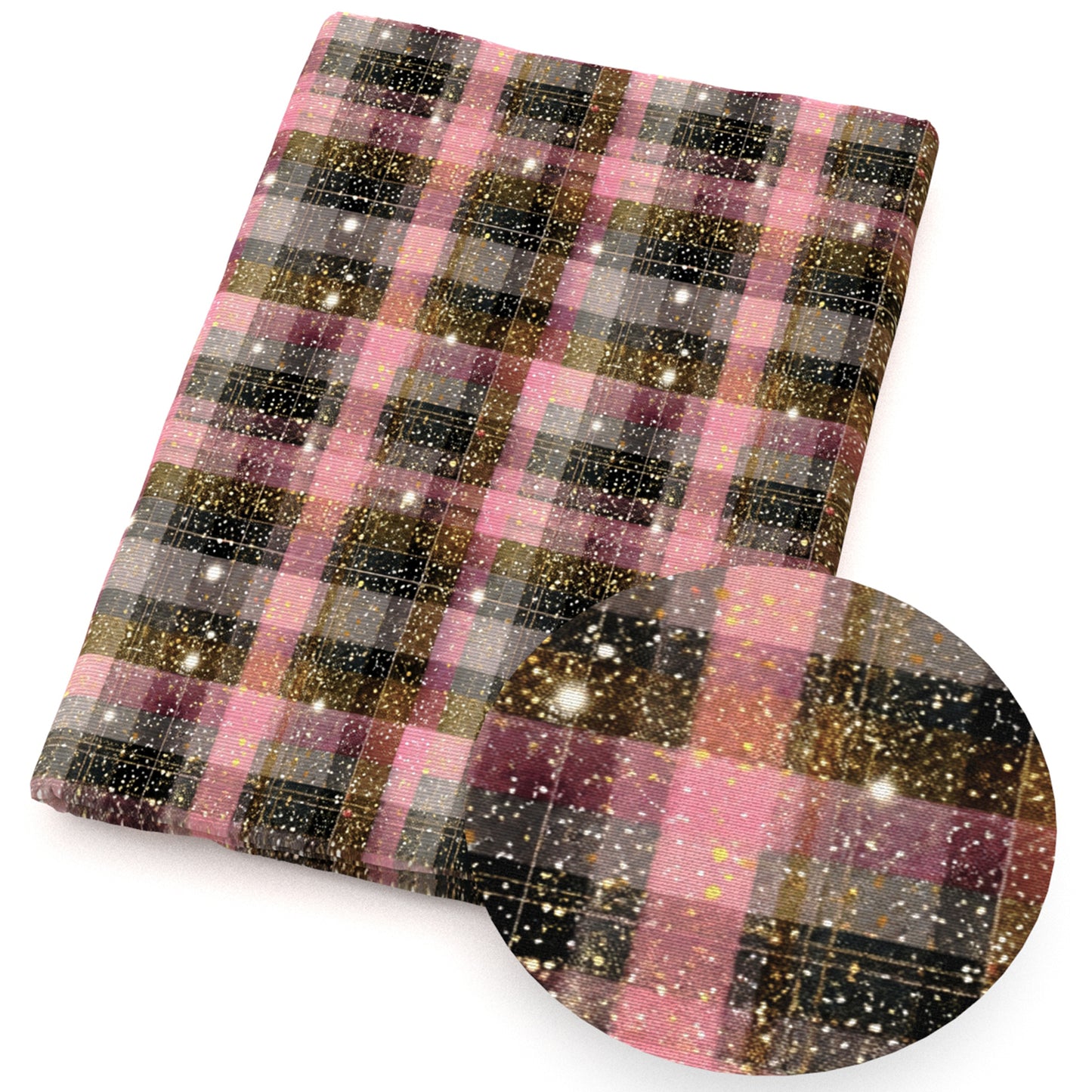 stripe plaid grid dots spot pink series fabric