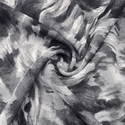1Pc ink painting Premium Chiffon Fabric - 59x19.68inch(150x50cm) Pre-cut Fabric,Perfect for DIY Sewing,Bags,Party Decor, Tablecloths, Gift Wrapping,Cushions & Furniture Covers