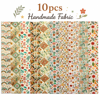 10pcs Vintage Floral Pattern Jelly Roll Fabric Strips 2.5X19.7inch Pre-Cut 100% Polyester For Patchwork Quilts, Table Runners, Placemats, Tote Bags, Storage Pouches, Makeup Bags, Coasters, Quilt Blocks & Binding