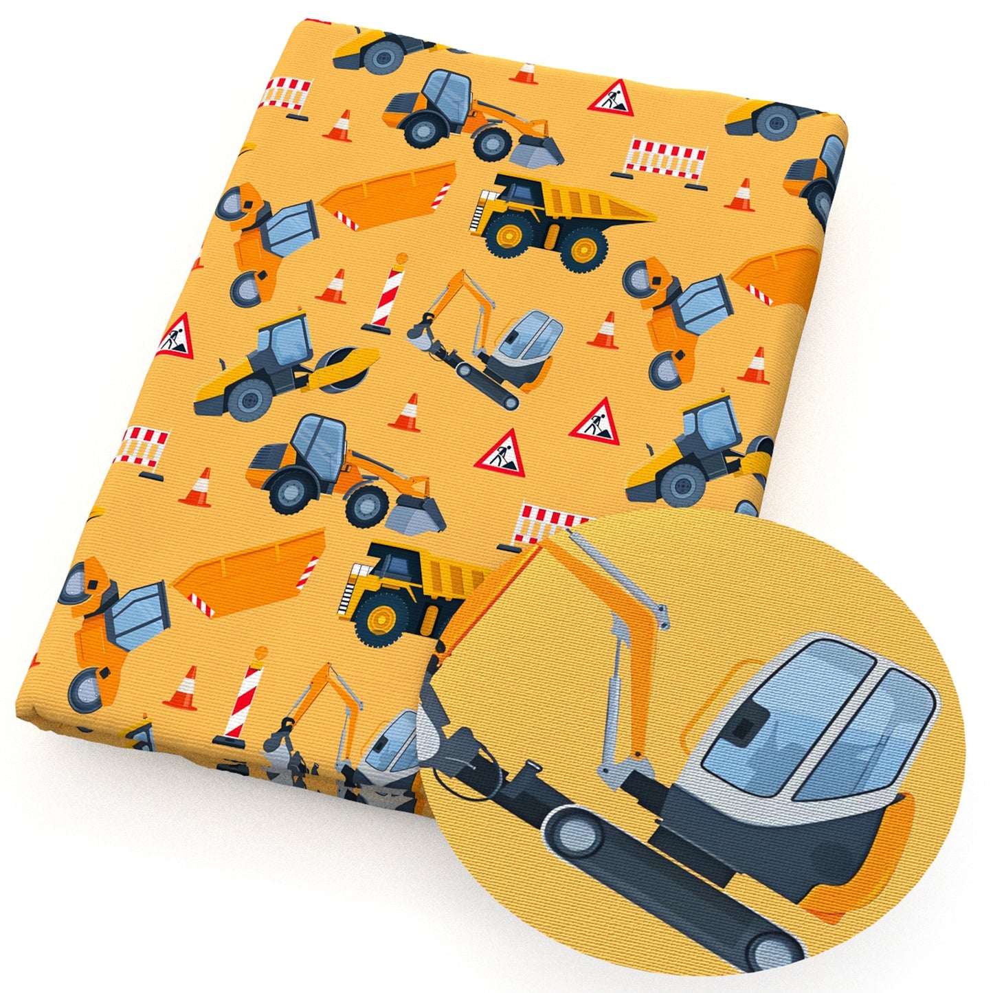 engineering construction vehicles fabric