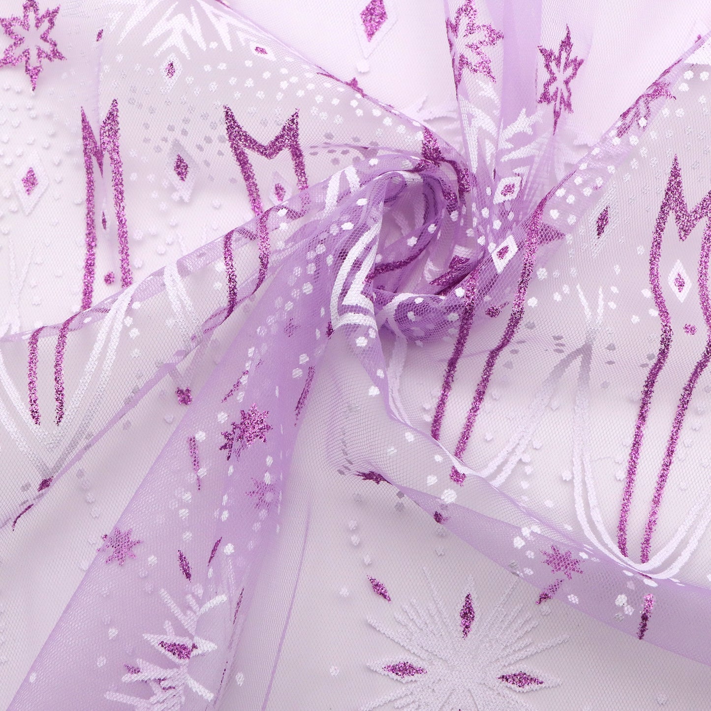 1Pc 59x19.68inch(150x50cm) glitter Tulle Mesh fabric, Suitable For Handmade DIY Party Decoration, Background Decoration, Table Decoration Fabrics And Other Multi-purpose