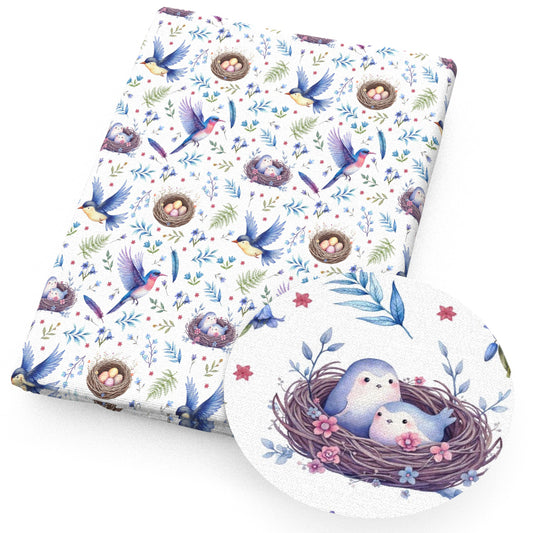 bird flowerfloral fabric