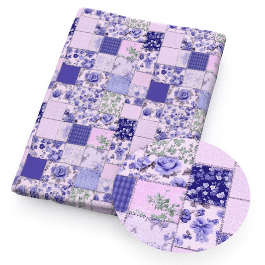 flowerfloral plaid grid fabric