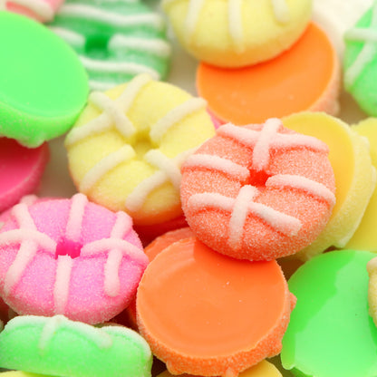 10Pcs/pack Virbant Colors Frosted Donuts Acrylic Charms,3D Flatback Resin Cabochons for DIY Jewelry, Earrings, Bracelets, Keychains, Festive Decor, Homemade Gifts, Phone Cases, Water Bottles, Hair Accessories - Crafting Accessories