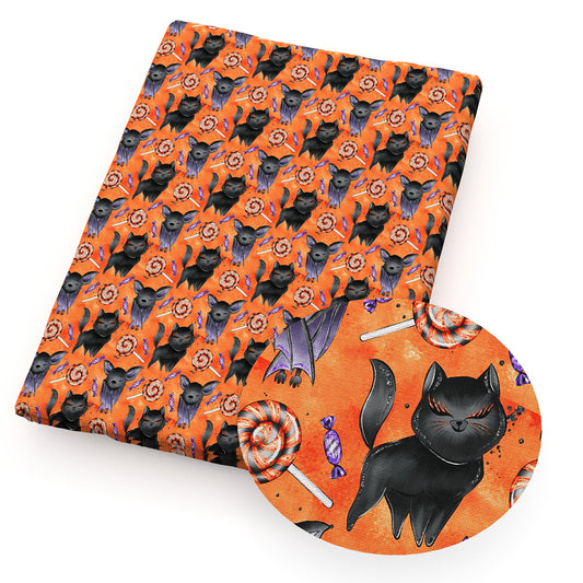 halloween candysweety cat fabric