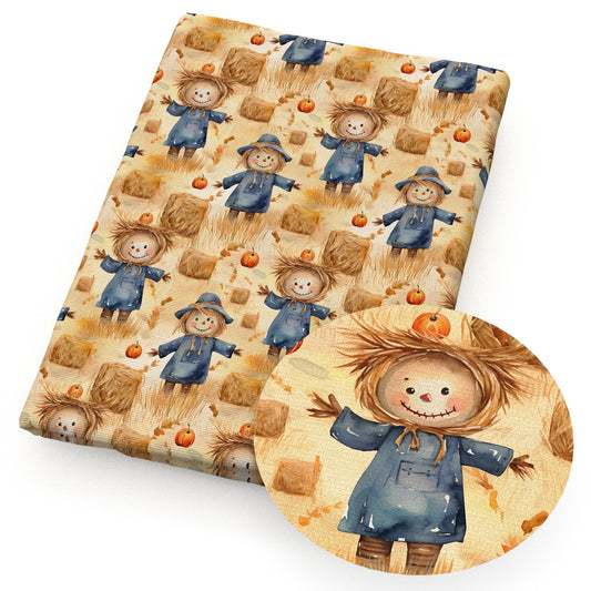 scarecrow pumpkin fabric
