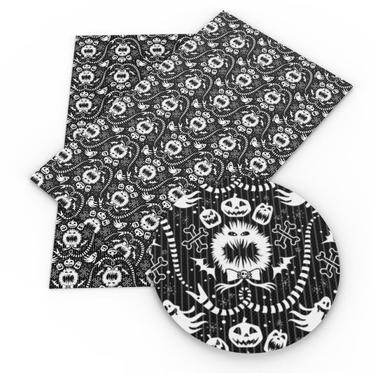 halloween cartoon fabric