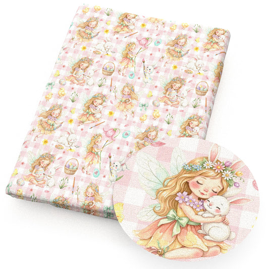 rabbit bunny girl easter bunny turkey chicken flowerfloral penpainting pen fabric