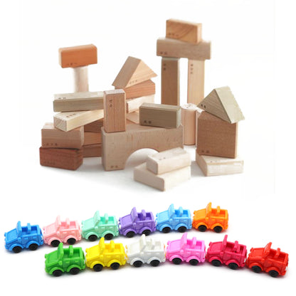 1Pc Miniature Car Statue - Mini Truck Bus Sculpture for Moss Micro Landscape, Resin DIY Landscaping Ornament, Outdoor Decor for Garden, Patio, or Yard