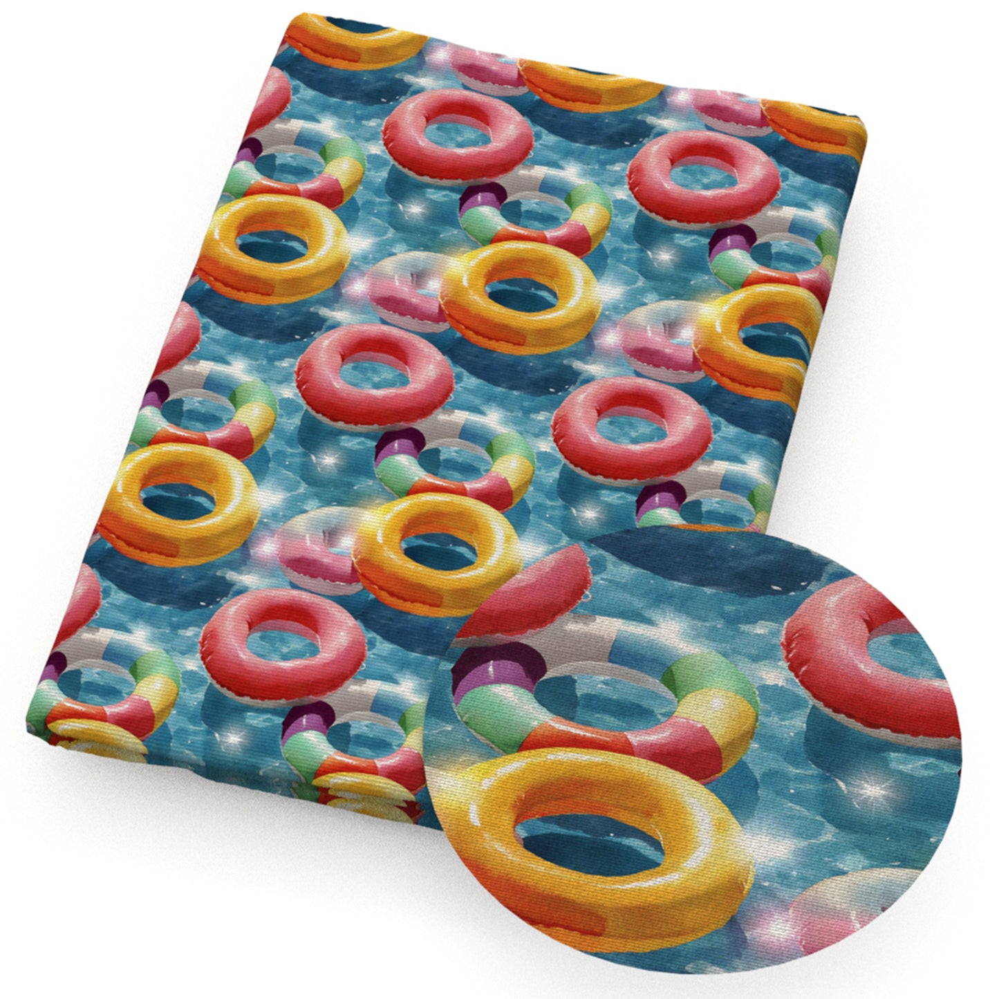 swimming ring ocean series fabric