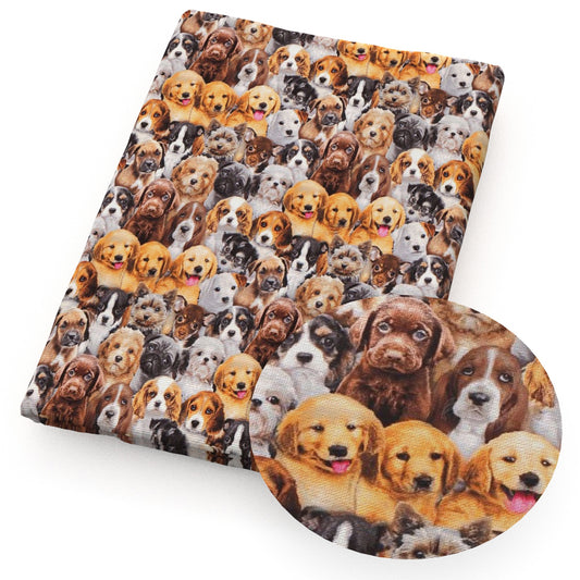 dog puppy fabric