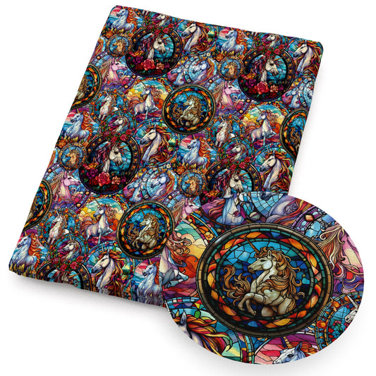 unicorn flowerfloral color series fabric