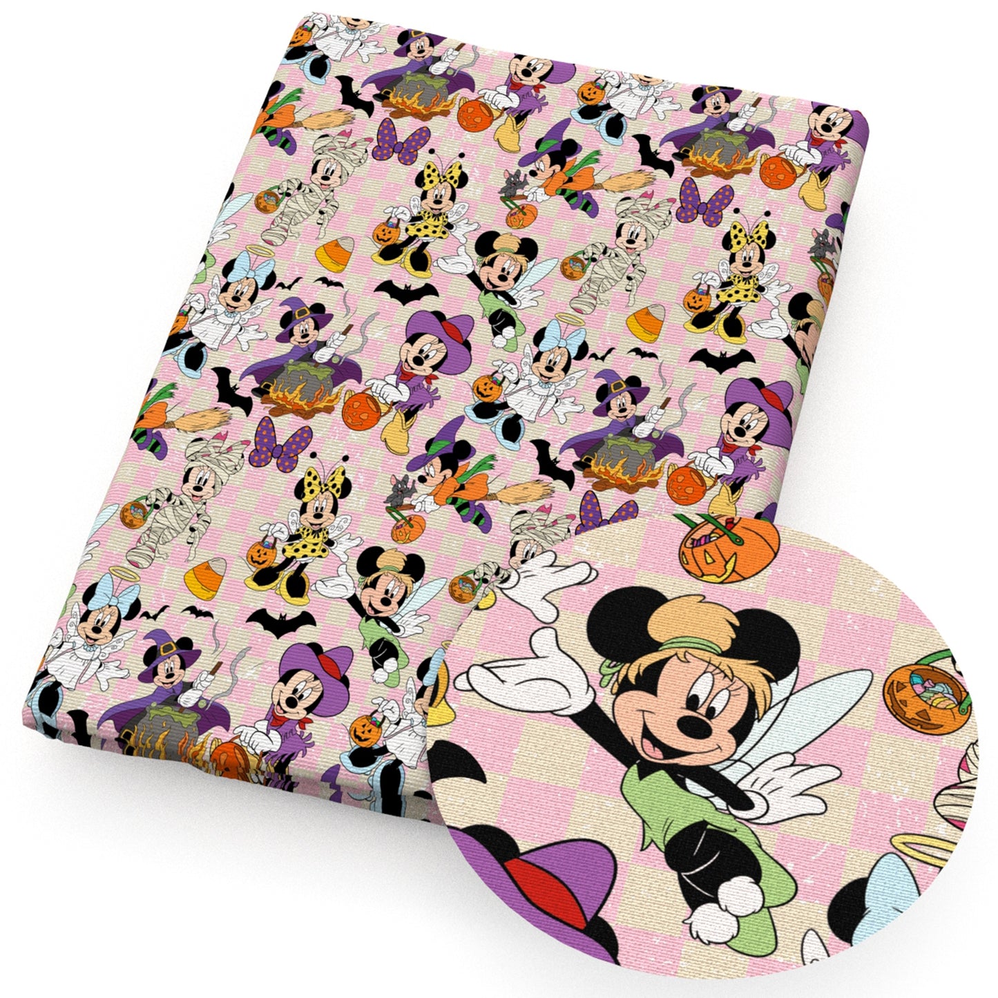 halloween plaid fabric