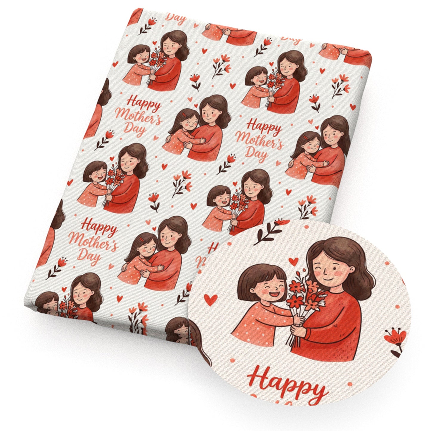mother's day flowerfloral fabric