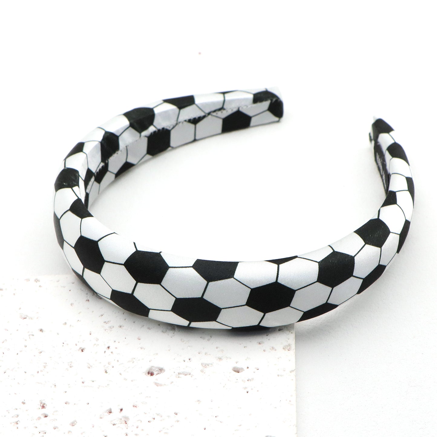 world cup football series satin high cranial hairband