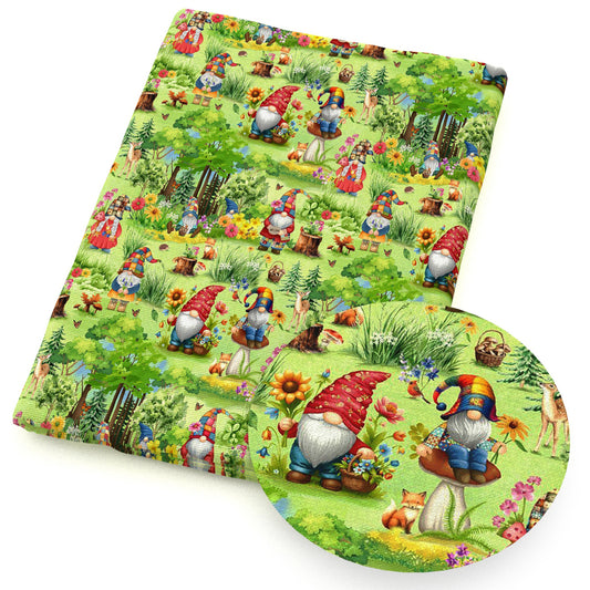 flowerfloral deerreindeer giraffe fox grass sunflower fabric