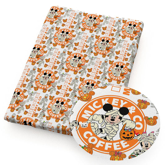 halloween pumpkin fabric