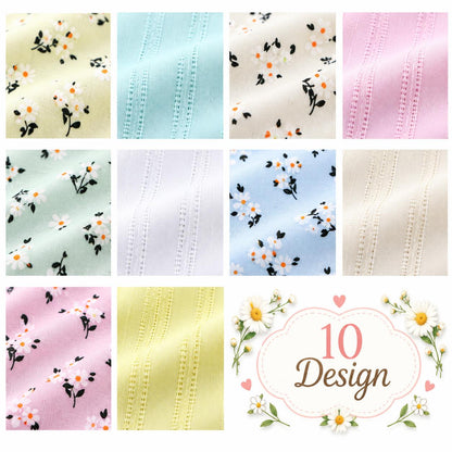 10pcs Vintage Floral Pattern Jelly Roll Fabric Strips 2.5X19.7inch Pre-Cut 100% PolyesterFor Patchwork Quilts, Table Runners, Placemats, Tote Bags, Storage Pouches, Makeup Bags, Coasters, Quilt Blocks & Binding