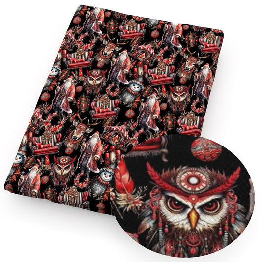 christmas day snowman fabric