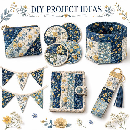 10Pc/Set Flower Series Fat Quarter Fabric, Pre-Cut Square Fabric Assort, Fabric Set, Craft Fabric, Handmade DIY Patchwork Fabric,Home Quilting Sewing Fabric, Packaging Fabric, Scrapbooking Craft Hobbyist