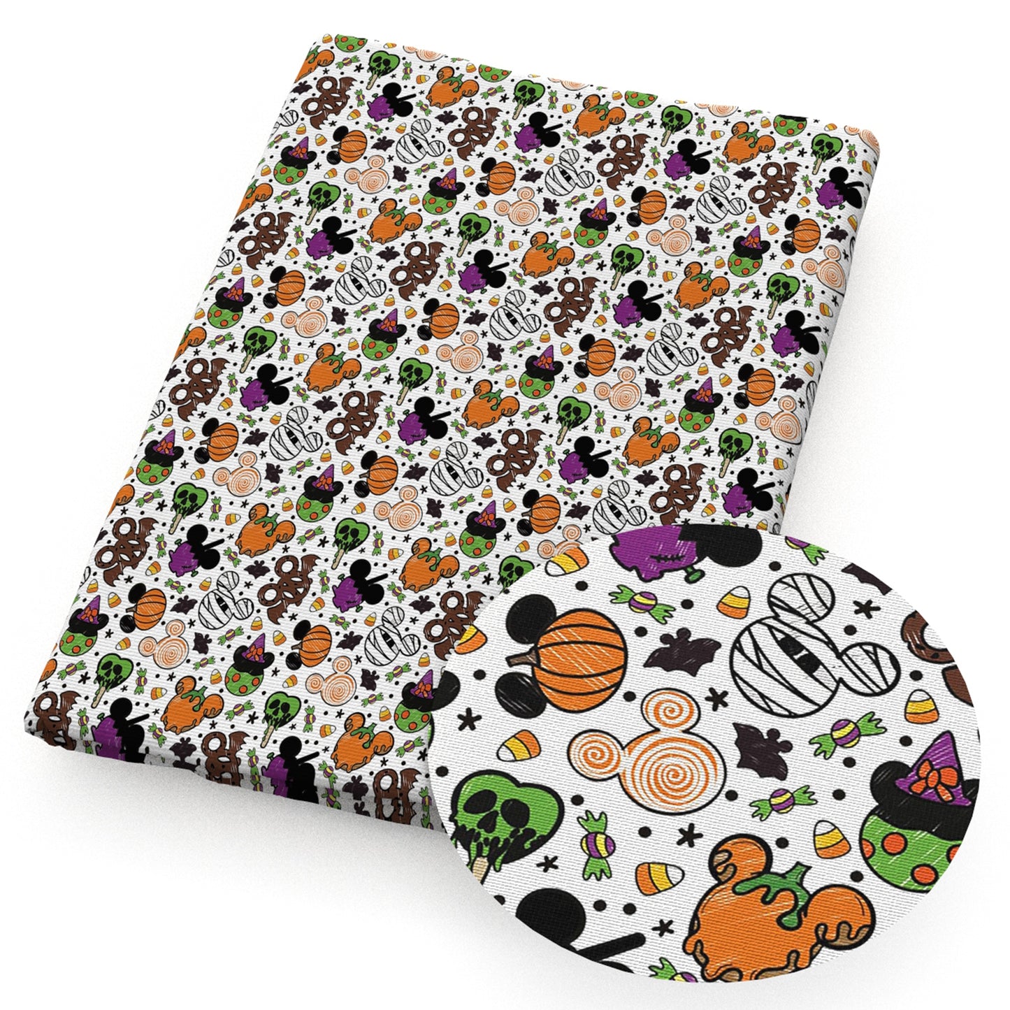 halloween candysweety skull ghost skeleton bones fabric