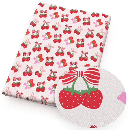strawberry fabric