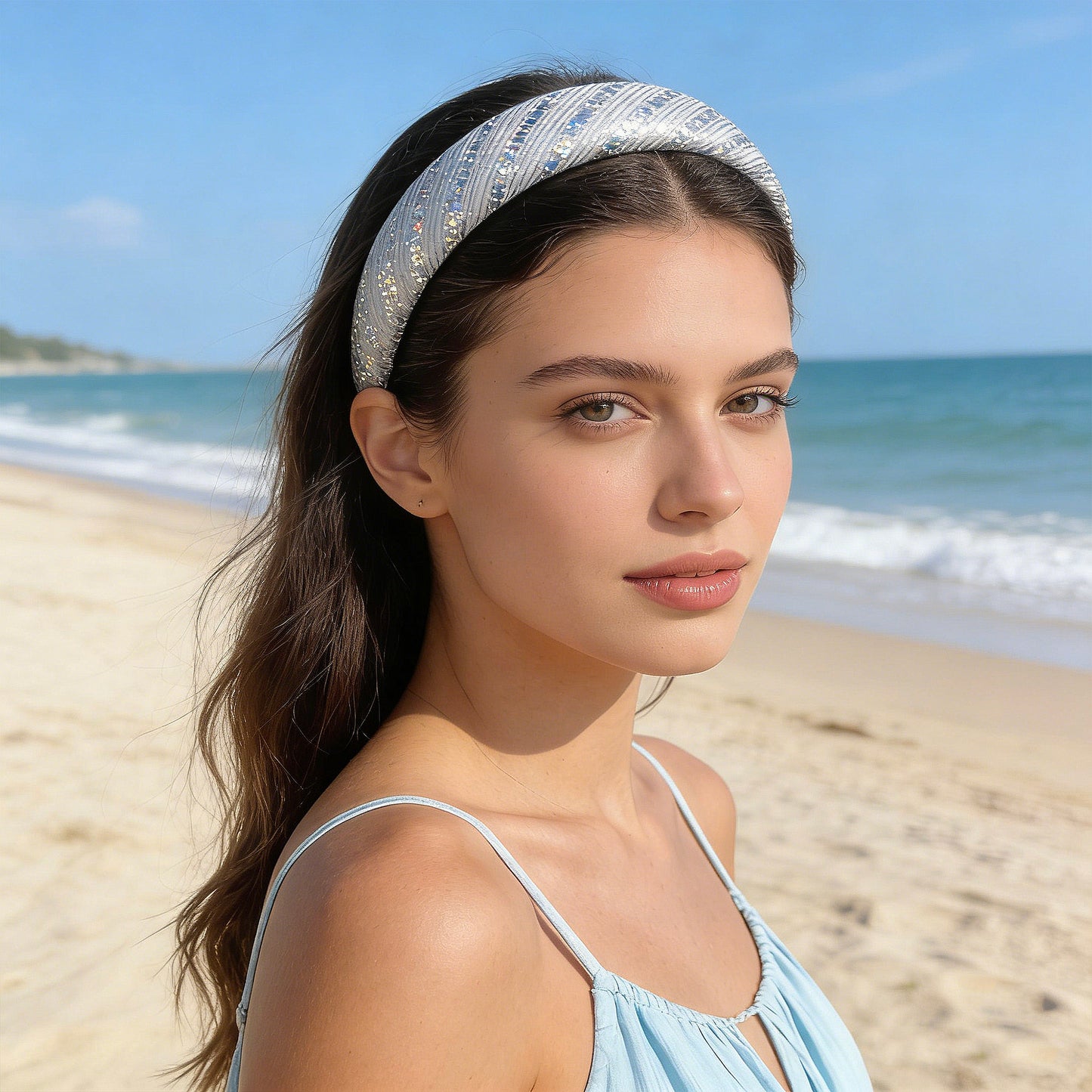 star magic color crochet headband hairband