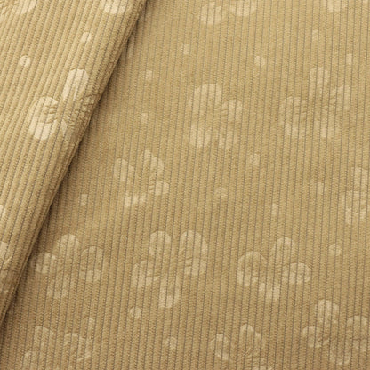 Flower Corduroy Polyester Velvet Fabric,19.68X59inch, Pre-Cut Quilting Material for DIY Wallet Crafts DIY Craft For Small Bags, Cushions, Wallets, Toys, Coin Purses Patchwork, Handmade Doll Breathable