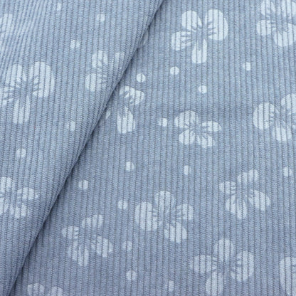 Flower Corduroy Polyester Velvet Fabric,19.68X59inch, Pre-Cut Quilting Material for DIY Wallet Crafts DIY Craft For Small Bags, Cushions, Wallets, Toys, Coin Purses Patchwork, Handmade Doll Breathable