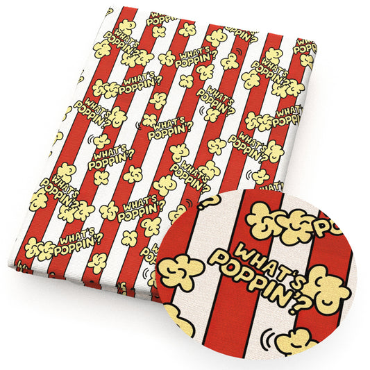 popcorn stripe letters alphabet fabric