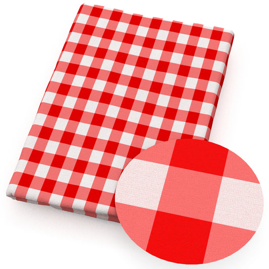 plaid grid fabric