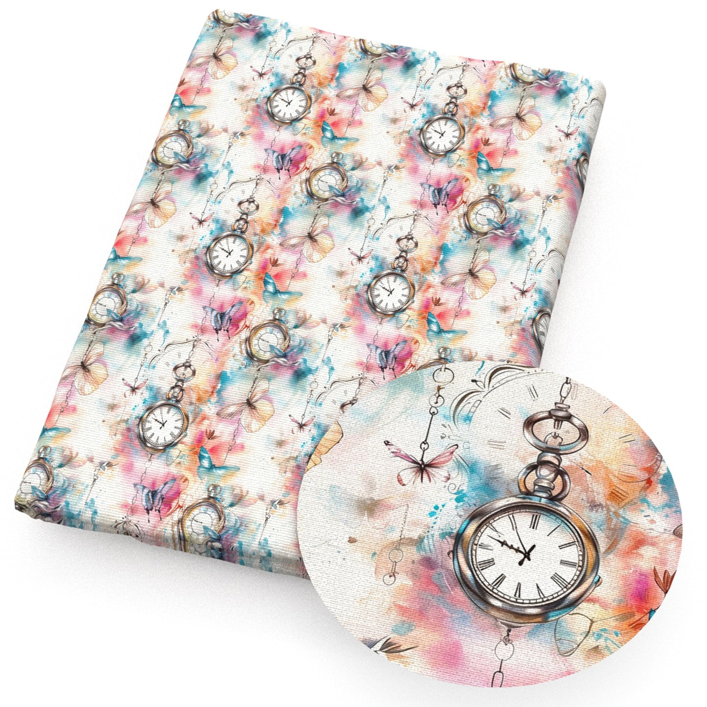 tie dye butterfly fabric