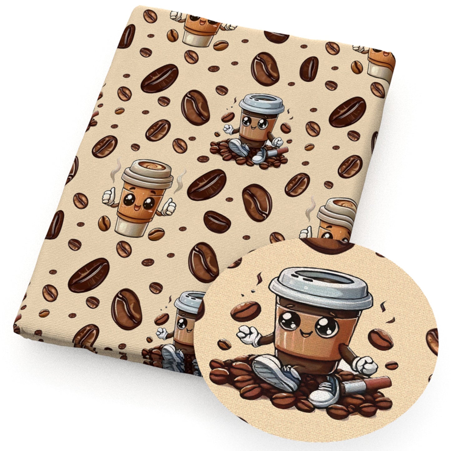 coffee coffee beans drinks juice fabric